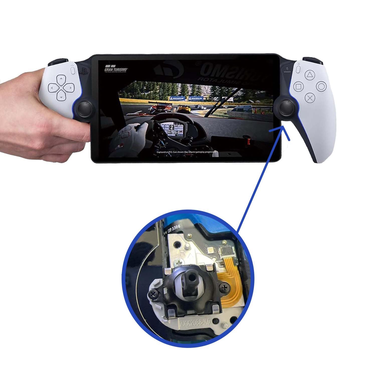 Amazon.com: GaneTronic Joystick Replacement for Playstation Portal